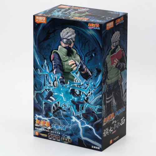 Blokees Naruto Kakashi Hatake Articulated Figure Model Kit – Snap-Fit Collectible Shinobi | CRAZXY