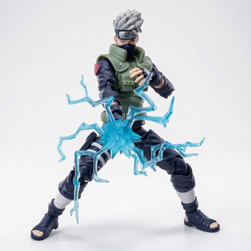Blokees Naruto Kakashi Hatake Articulated Figure Model Kit – Snap-Fit Collectible Shinobi | CRAZXY