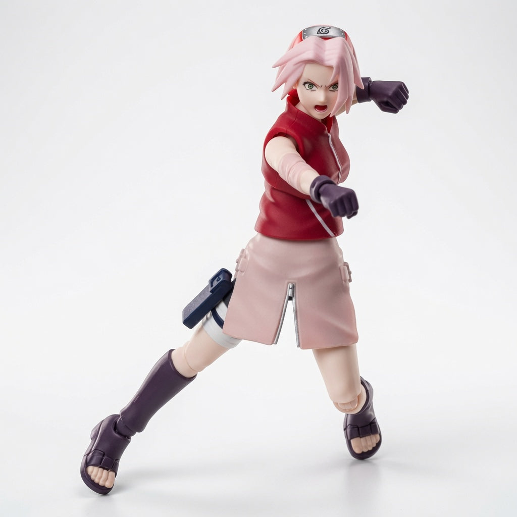 Blokees Naruto Beyond Edition Sakura Haruno Articulated Figure Model Kit – Snap-Fit Collectible Kunoichi | CRAZXY