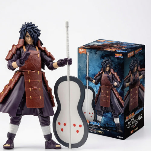 Blokees Naruto Beyond Edition Uchiha Madara Large-Scale Articulated Figure Model Kit – Snap-Fit Legendary Villain Collectible | CRAZXY