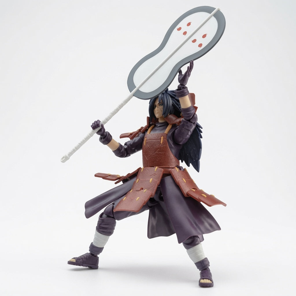 Blokees Naruto Beyond Edition Uchiha Madara Large-Scale Articulated Figure Model Kit – Snap-Fit Legendary Villain Collectible | CRAZXY