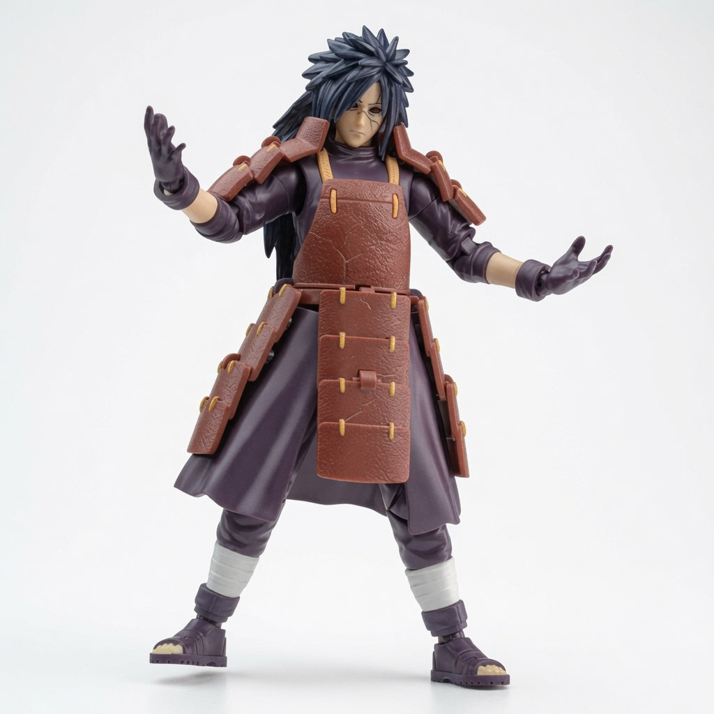 Blokees Naruto Beyond Edition Uchiha Madara Large-Scale Articulated Figure Model Kit – Snap-Fit Legendary Villain Collectible | CRAZXY