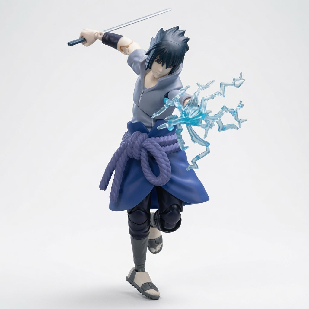 Blokees Naruto Beyond Edition Uchiha Sasuke Articulated Figure Model Kit – Snap-Fit Avenger Collectible | CRAZXY