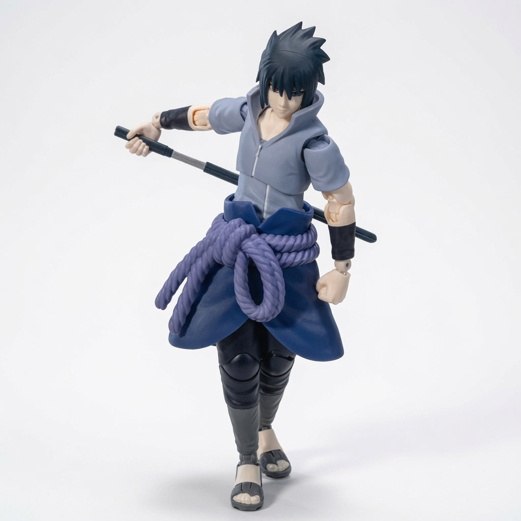 Blokees Naruto Beyond Edition Uchiha Sasuke Articulated Figure Model Kit – Snap-Fit Avenger Collectible | CRAZXY