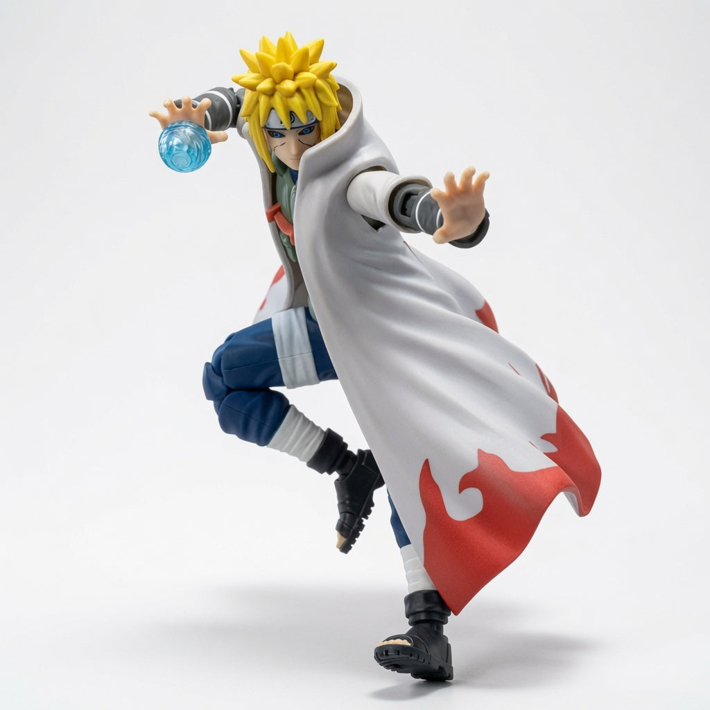 Blokees Naruto Beyond Edition Minato Namikaze Yellow Flash Articulated Figure Model Kit – Snap-Fit Hokage Collectible | CRAZXY