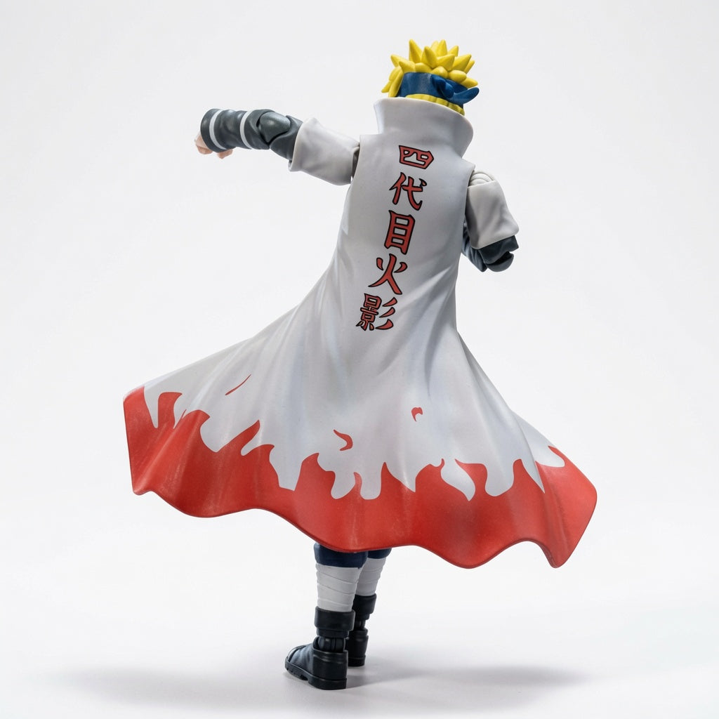 Blokees Naruto Beyond Edition Minato Namikaze Yellow Flash Articulated Figure Model Kit – Snap-Fit Hokage Collectible | CRAZXY