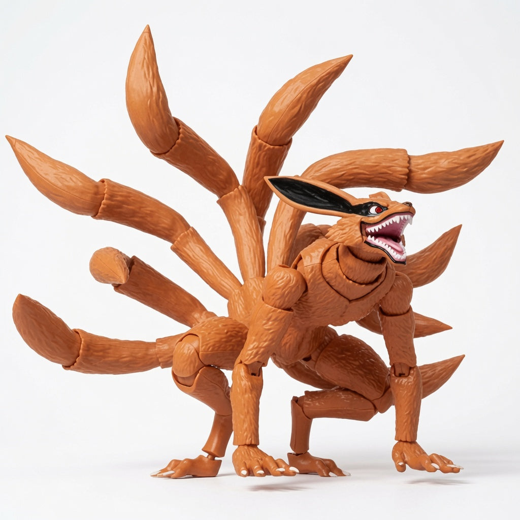 Blokees Naruto Legend Edition Nine-Tails Kurama (Kyuubi) Large-Scale Articulated Figure Model Kit – Snap-Fit Legendary Beast Collectible | CRAZXY