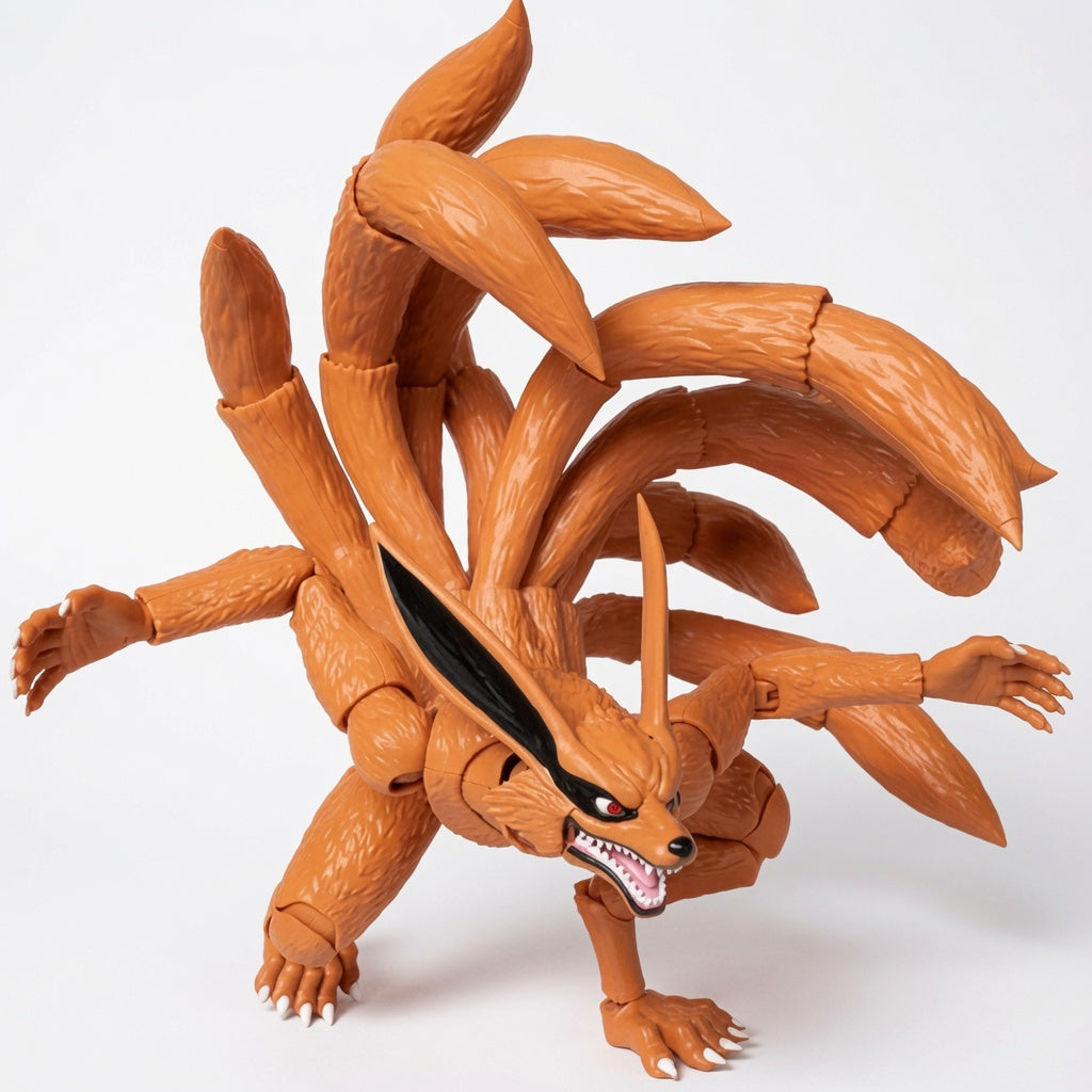 Blokees Naruto Legend Edition Nine-Tails Kurama (Kyuubi) Large-Scale Articulated Figure Model Kit – Snap-Fit Legendary Beast Collectible | CRAZXY