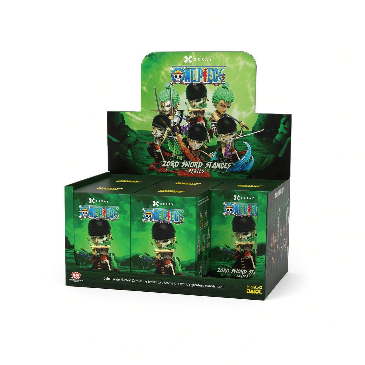 Mighty Jaxx XXRAY: One Piece Zoro Sword Stances Series Blind Box