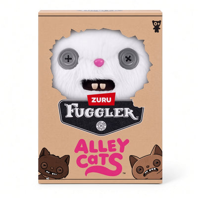 Fuggler Alley Cats 9-Inch White Grin Grin Plush | CRAZXY