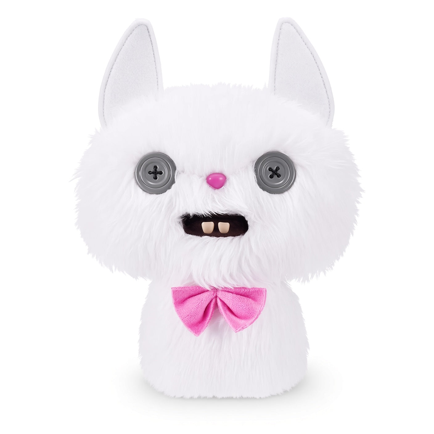 Fuggler Alley Cats 9-Inch White Grin Grin Plush | CRAZXY