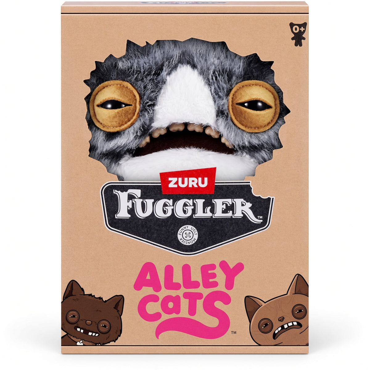 Fuggler Alley Cats 9-Inch Wide Eyed Cat  Plush | CRAZXY