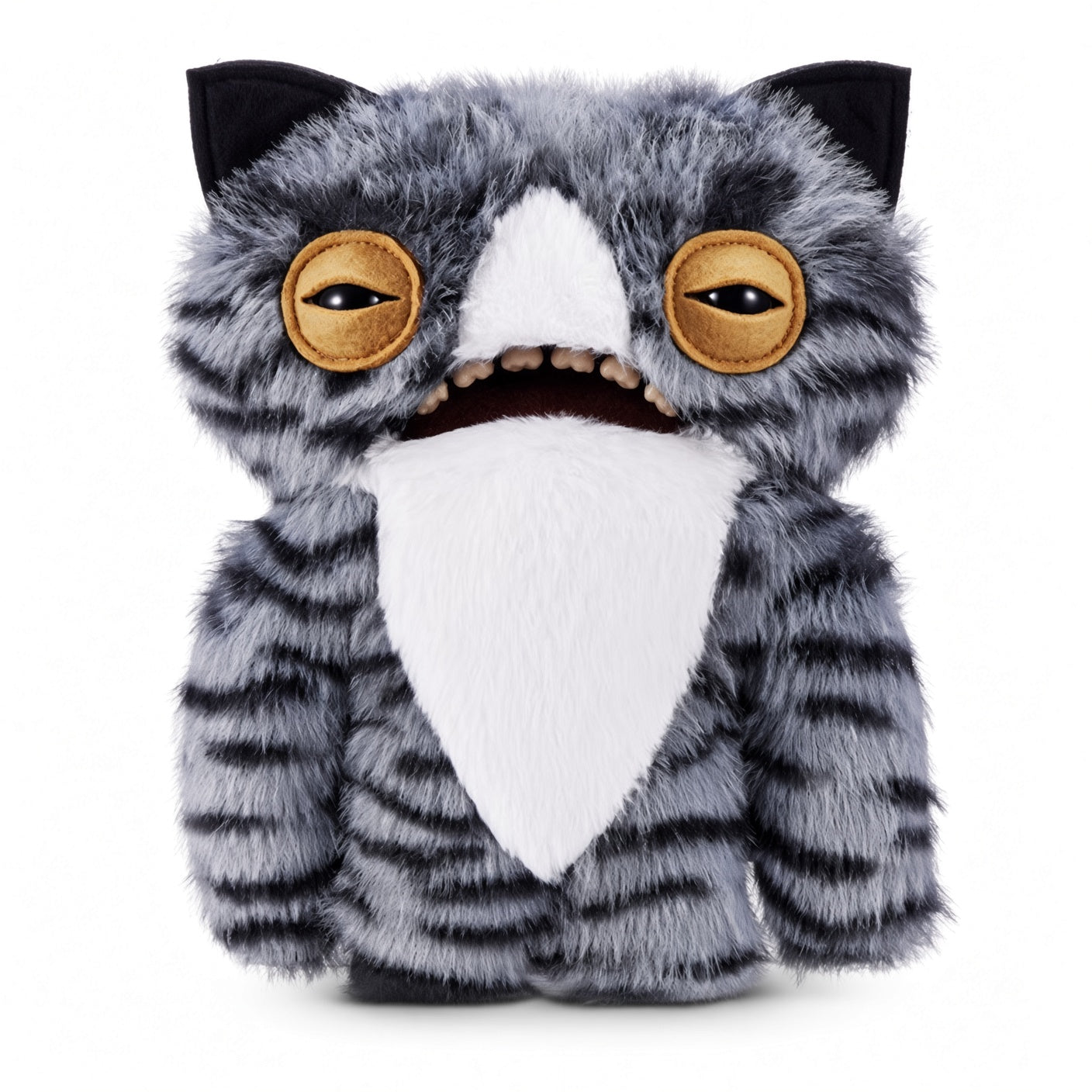Fuggler Alley Cats 9-Inch Wide Eyed Cat  Plush | CRAZXY