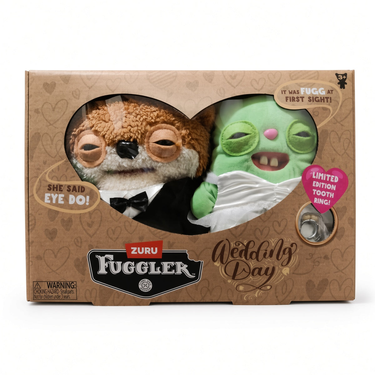 Fuggler Wedding Fuggs 9-Inch Plush 2-Pack | CRAZXY