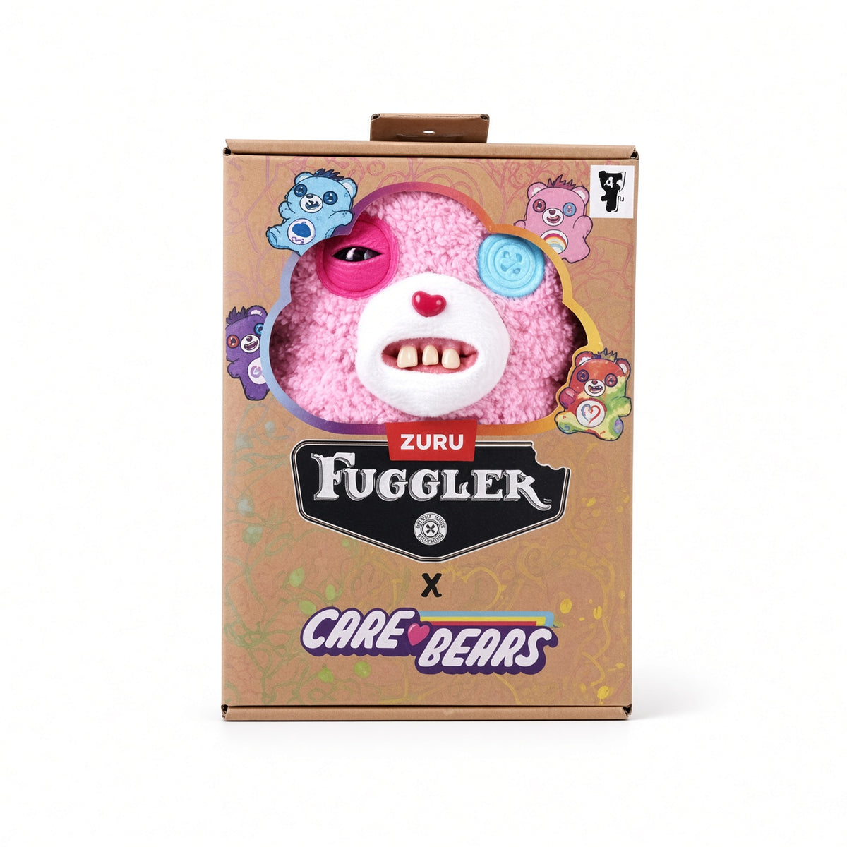 Fuggler Care Bears 9-Inch Cheer Bear Plush | CRAZXY