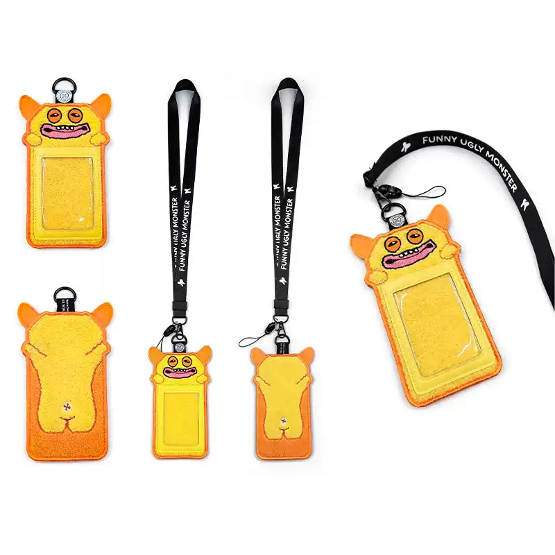 Fuggler Funny Ugly Monster Yellow Teddy Bear ID Card Holder | CRAZXY