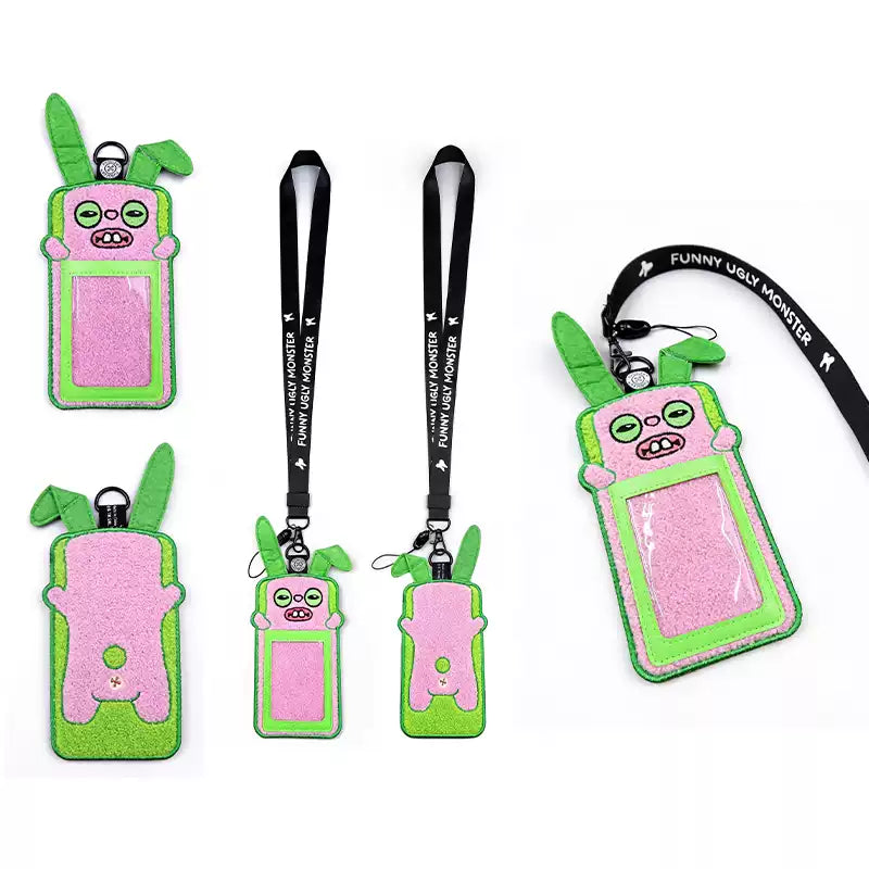 Fuggler Funny Ugly Monster Green Rabbit ID Card Holder | CRAZXY