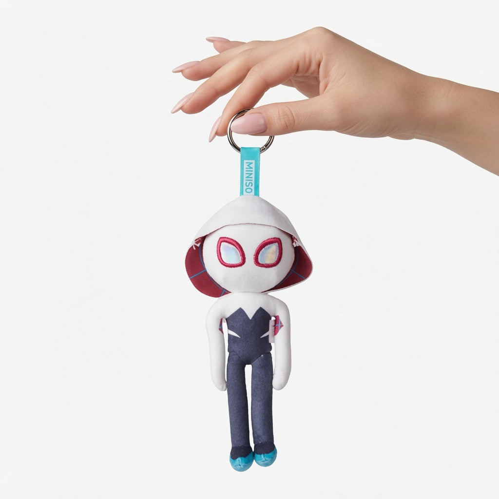 Marvel Spider-Man Long Plush Keychain – Ghost-Spider Gwen Stacy | CRAZXY