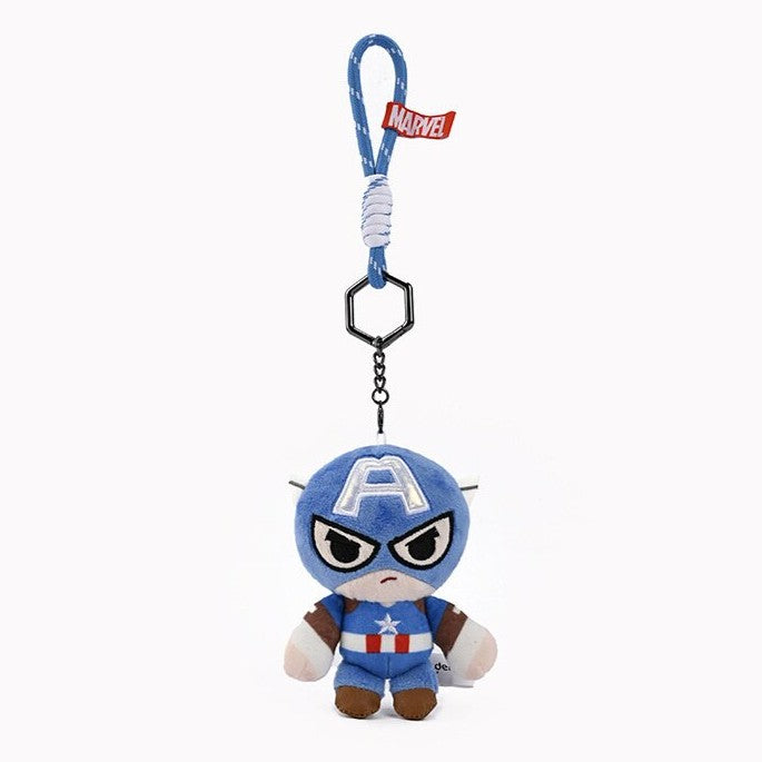 Potdemiel Marvel Avengers Captain America Plush Backpack Charm Cute Character Keychain Pendant | CRAZXY