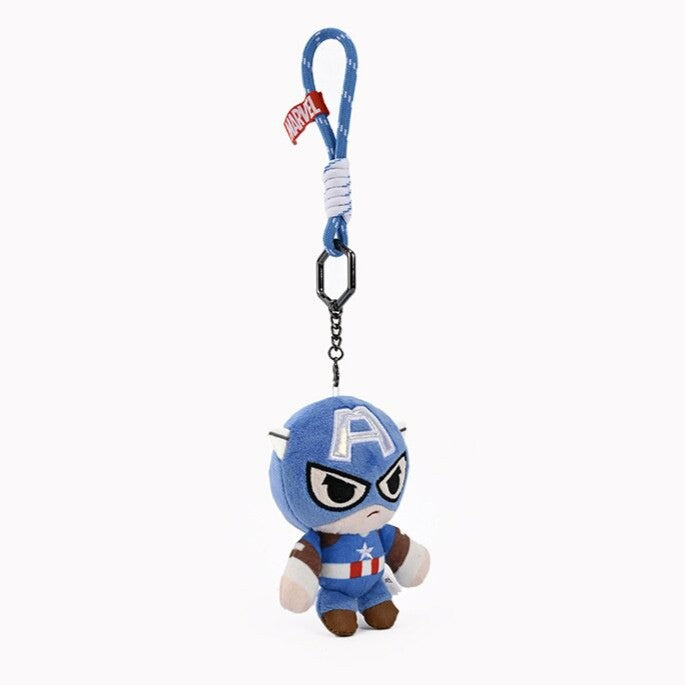 Potdemiel Marvel Avengers Captain America Plush Backpack Charm Cute Character Keychain Pendant | CRAZXY