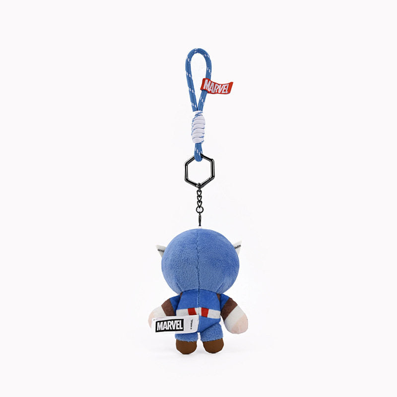 Potdemiel Marvel Avengers Captain America Plush Backpack Charm Cute Character Keychain Pendant | CRAZXY
