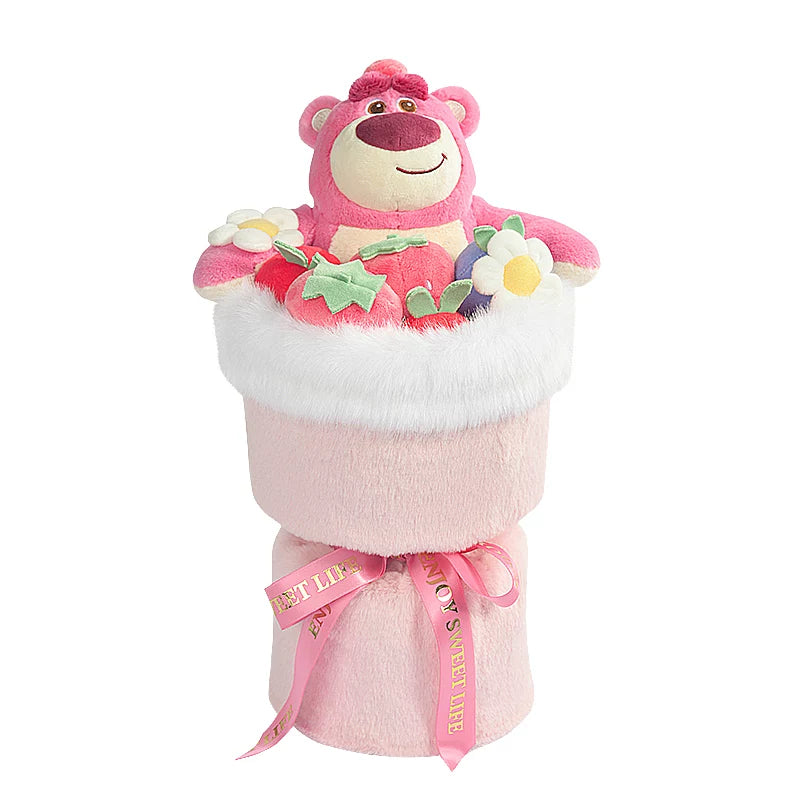 Potdemiel [Includes Gift Tulle Bag] Berry Full Moment Bouquet