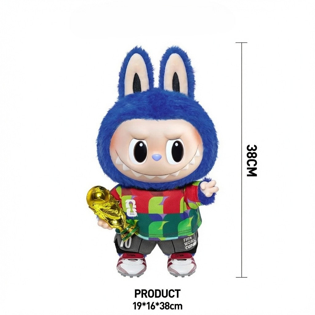 POP MART Labubu The Monsters x FIFA Series Catch the Win Vinyl Plush Doll