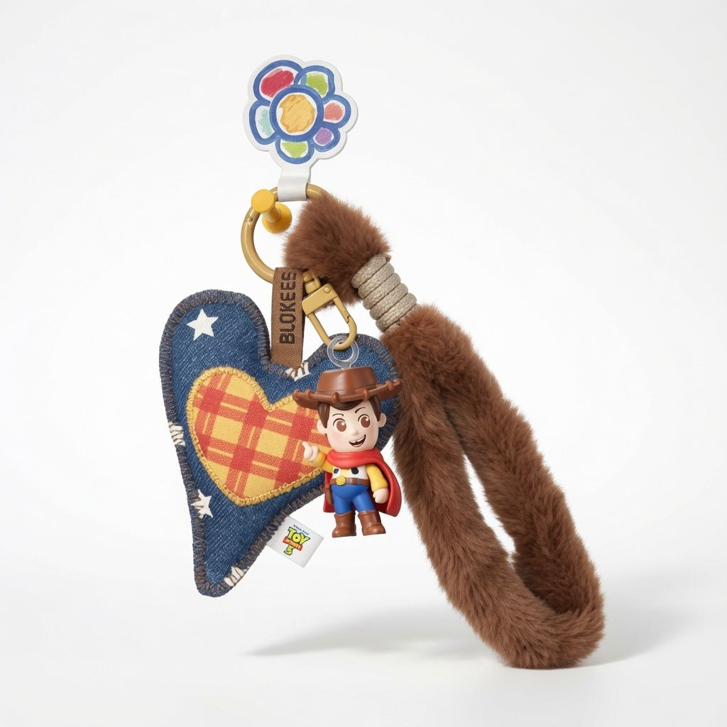 Blokees Toy Story Tadou ART Series Heartfelt Playful DIY Plush Keychain | CRAZXY