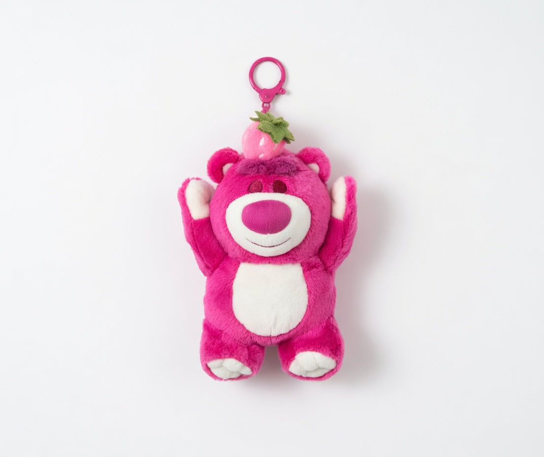 Potdemiel Disney Keep Smiling Lotso Bear Keychain Plush