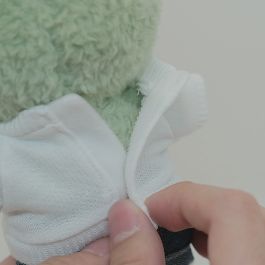 LAAF Customizable T-Shirt & Jeans Set for 20cm Dolls & Labubu – Personalized Apparel